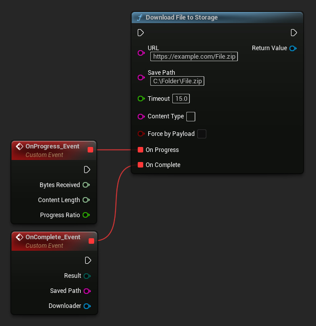 Download File To Storage node