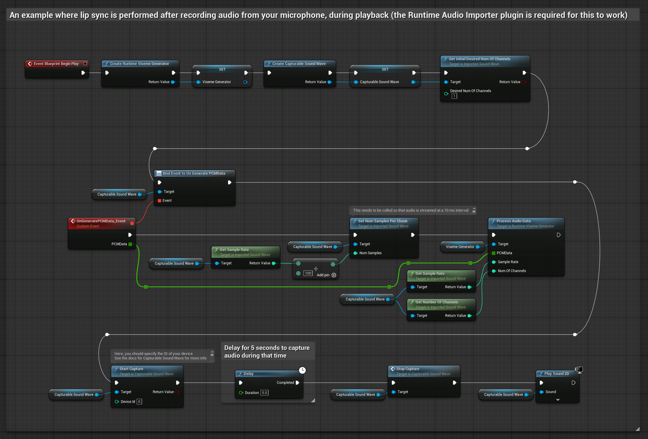 Lip Sync During Audio Playback
