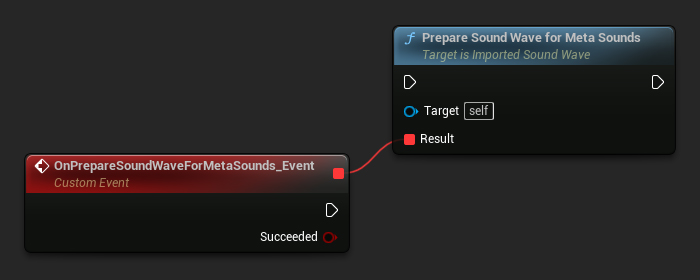 Prepare Sound Wave For MetaSounds