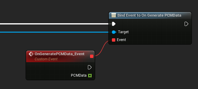 Ein Beispiel für das Binden an das OnGeneratePCMData Delegate