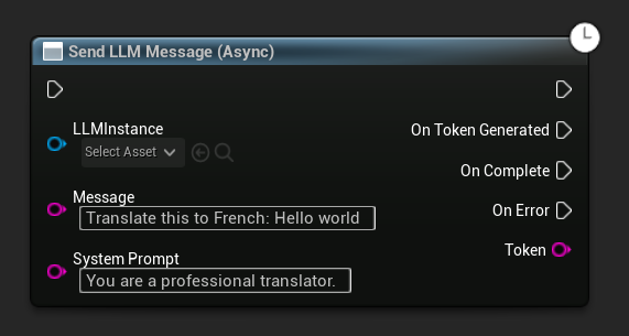 Async Send Message