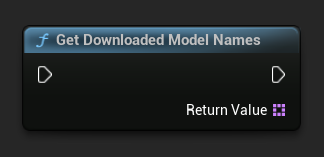 Get Downloaded Model Names