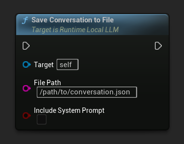 Save Conversation To File