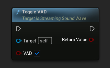 Toggle VAD node