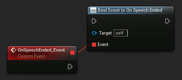 On Speech Ended에 이벤트 바인딩