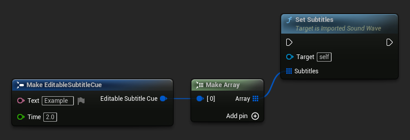 Set Subtitles node