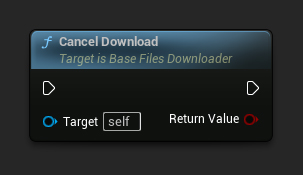 Узел Cancel Download