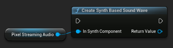 Create Synth Based Sound Wave node