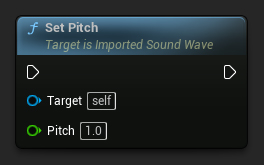 Нода Set Pitch