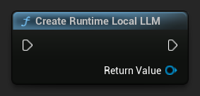 Runtime Local LLM Oluştur