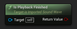 Nút Is Playback Finished