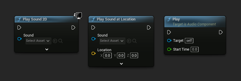 Các ví dụ khác nhau về phát một sound wave