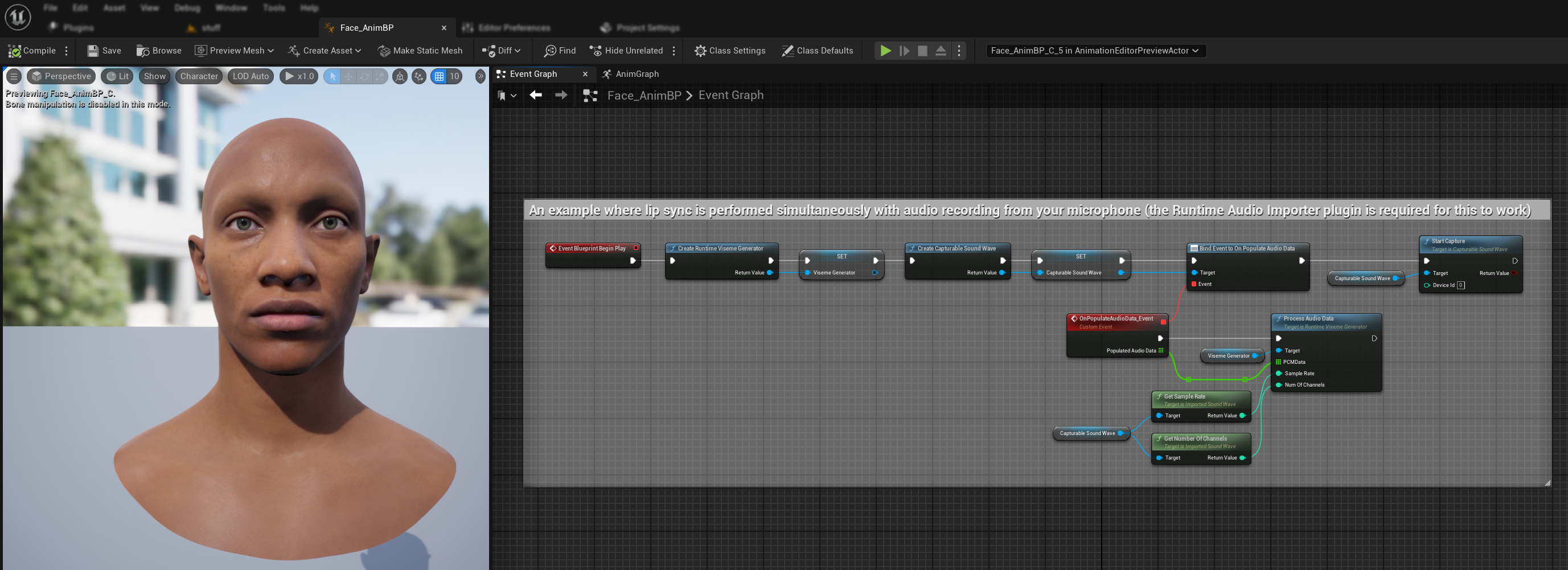 Lip Sync During Audio Capture